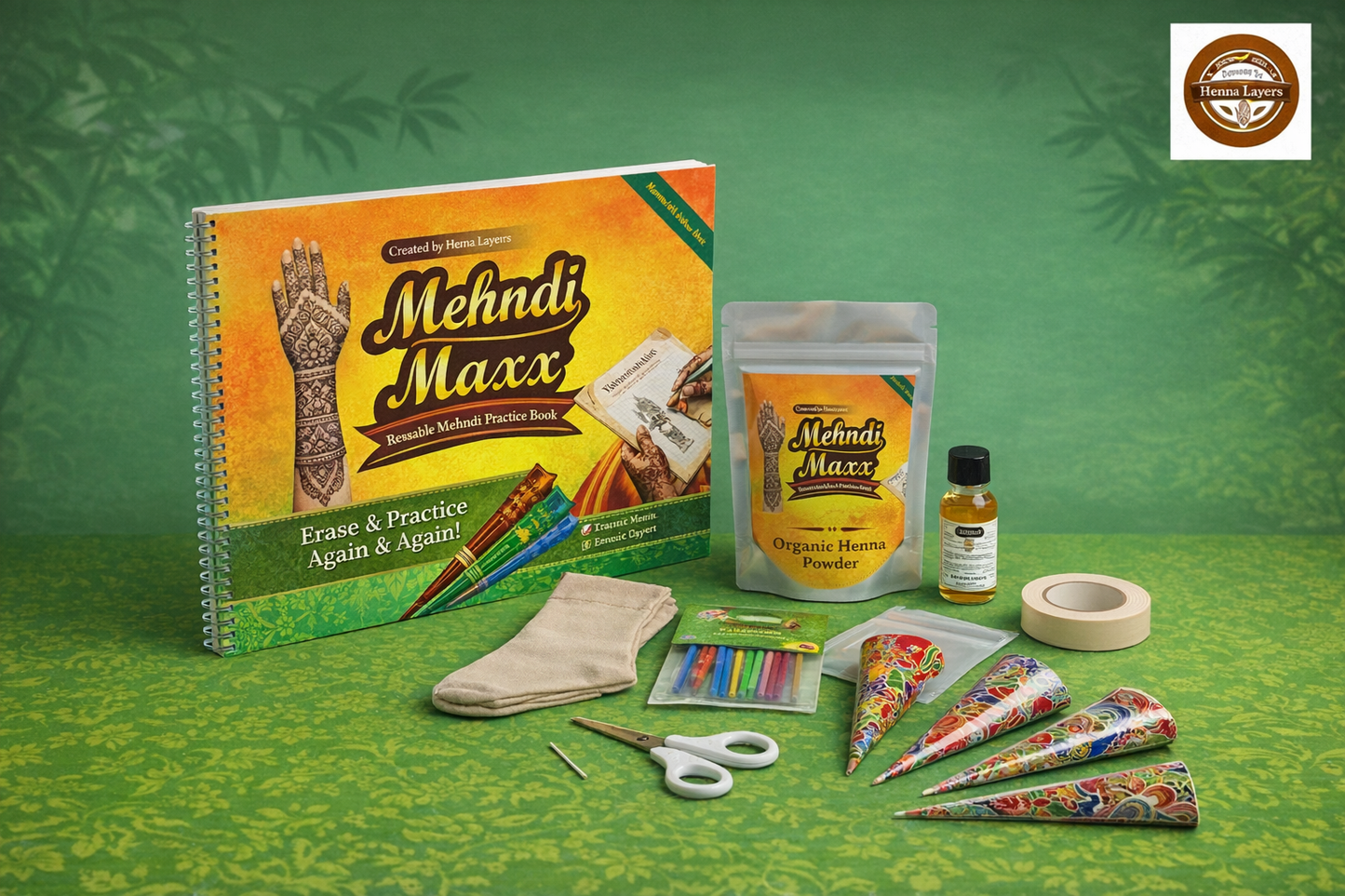 Practice Book with Heena Kit